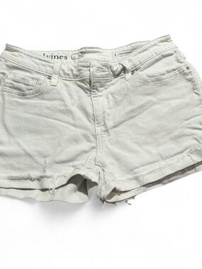 Vineyard Vines White Denim Cutoff Shorts Womens Sz 6 Summer Festival